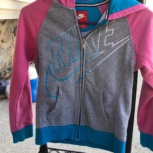 Nike zip up sweatshirt